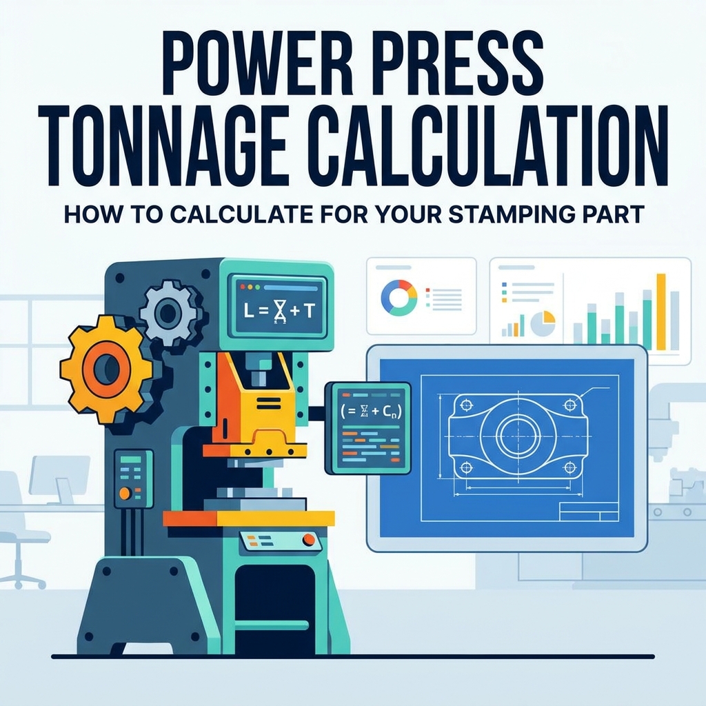So berechnen Sie die Power-Press-Tonnage f&uuml;r Ihr Stanzteil