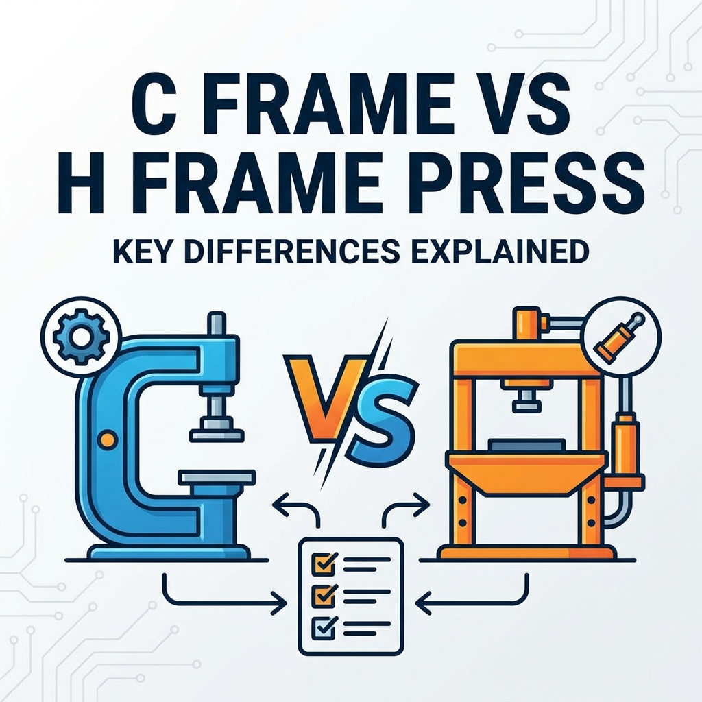 C-Frame-Presse vs. H-Frame-Presse: Die wichtigsten Unterschiede erkl&auml;rt