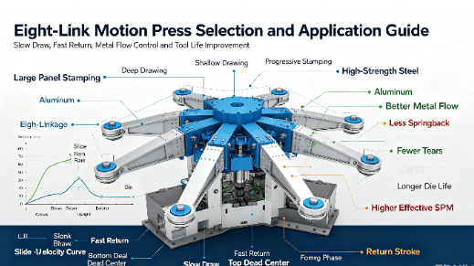 Wie Eight-Link Motion die Stanzqualit&auml;t gro&szlig;er Platten verbessert
